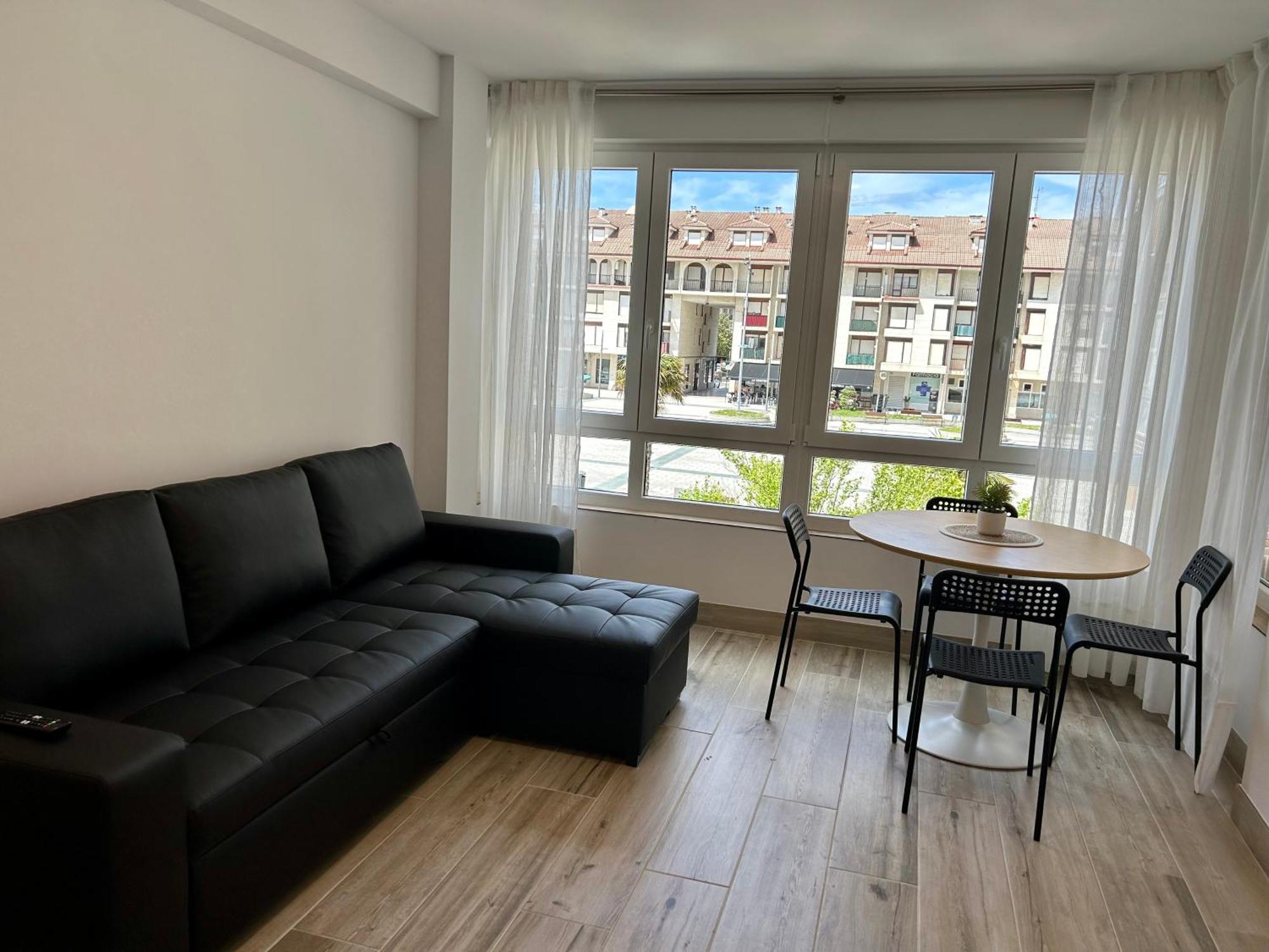 Apartamento Plaza De La Villa Playa Trengandin ノハ エクステリア 写真