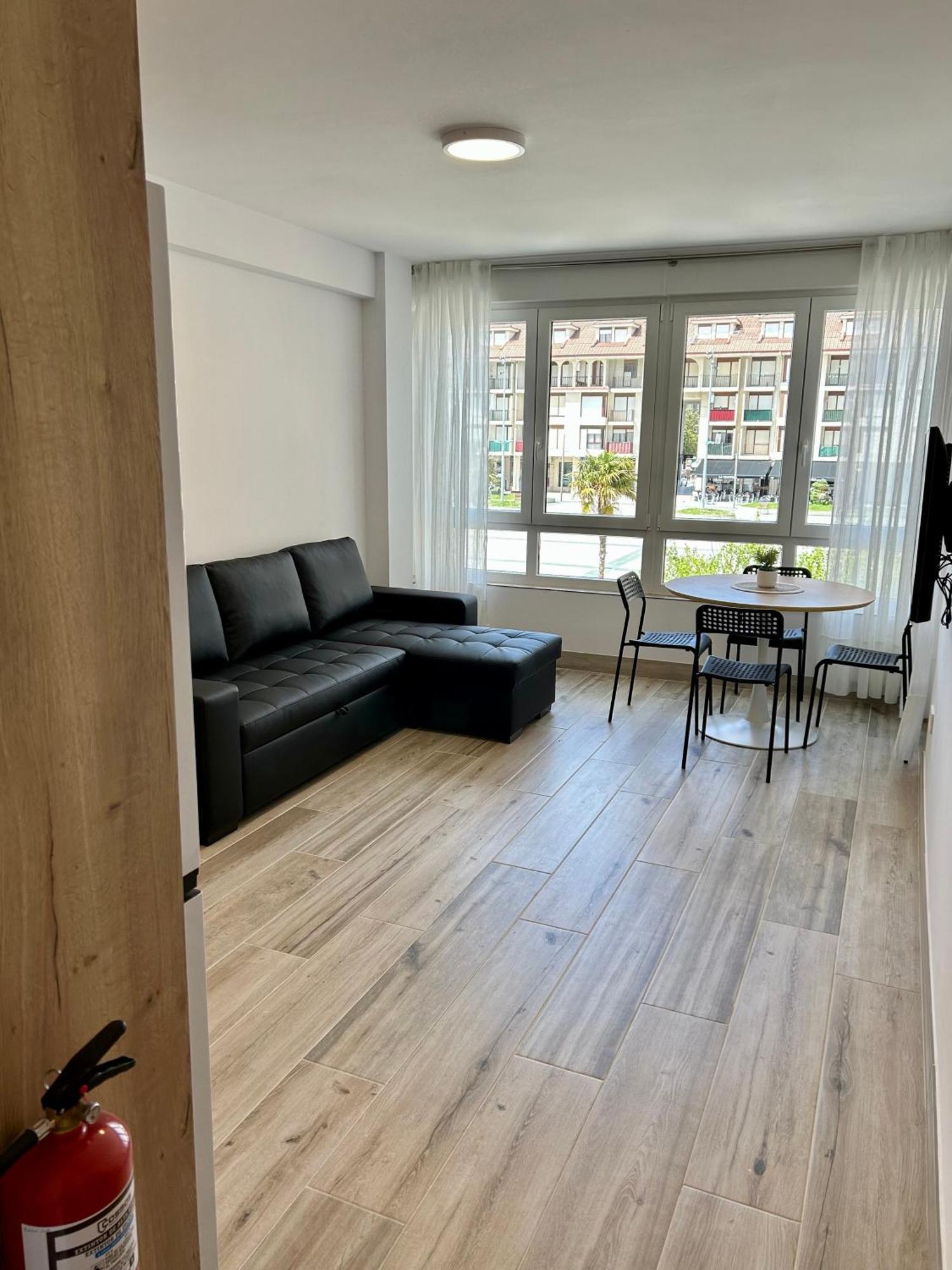 Apartamento Plaza De La Villa Playa Trengandin ノハ エクステリア 写真