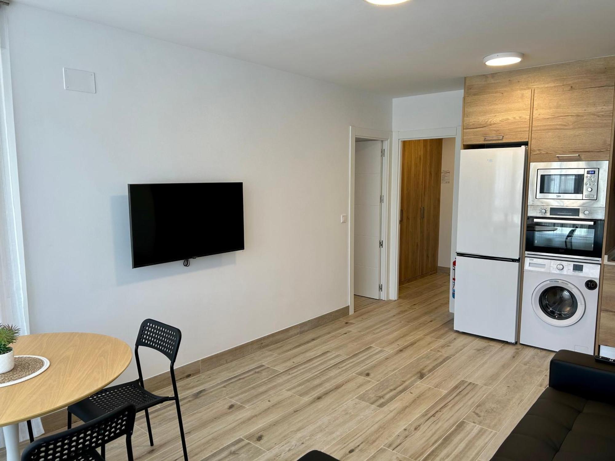 Apartamento Plaza De La Villa Playa Trengandin ノハ エクステリア 写真