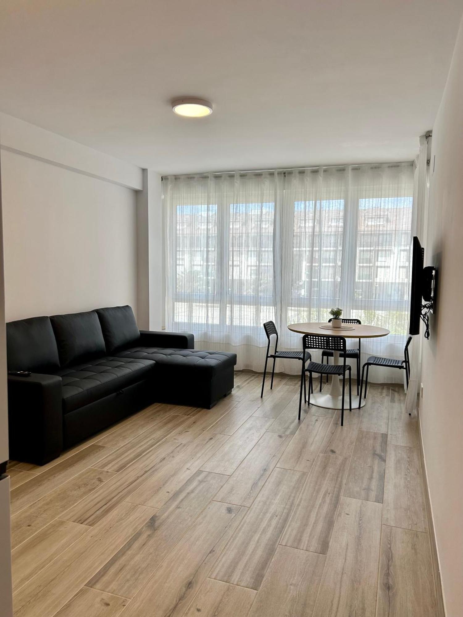 Apartamento Plaza De La Villa Playa Trengandin ノハ エクステリア 写真