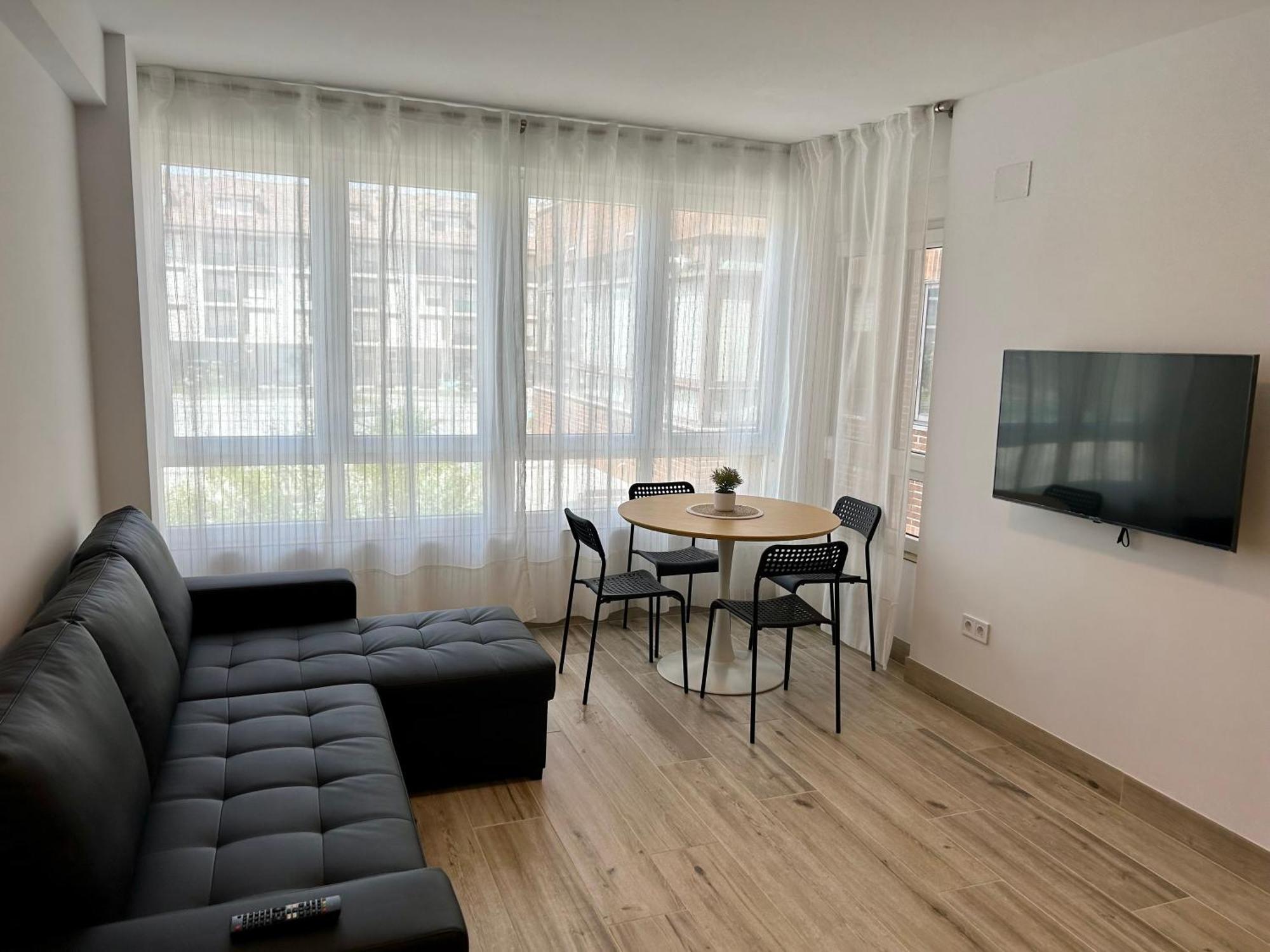 Apartamento Plaza De La Villa Playa Trengandin ノハ エクステリア 写真