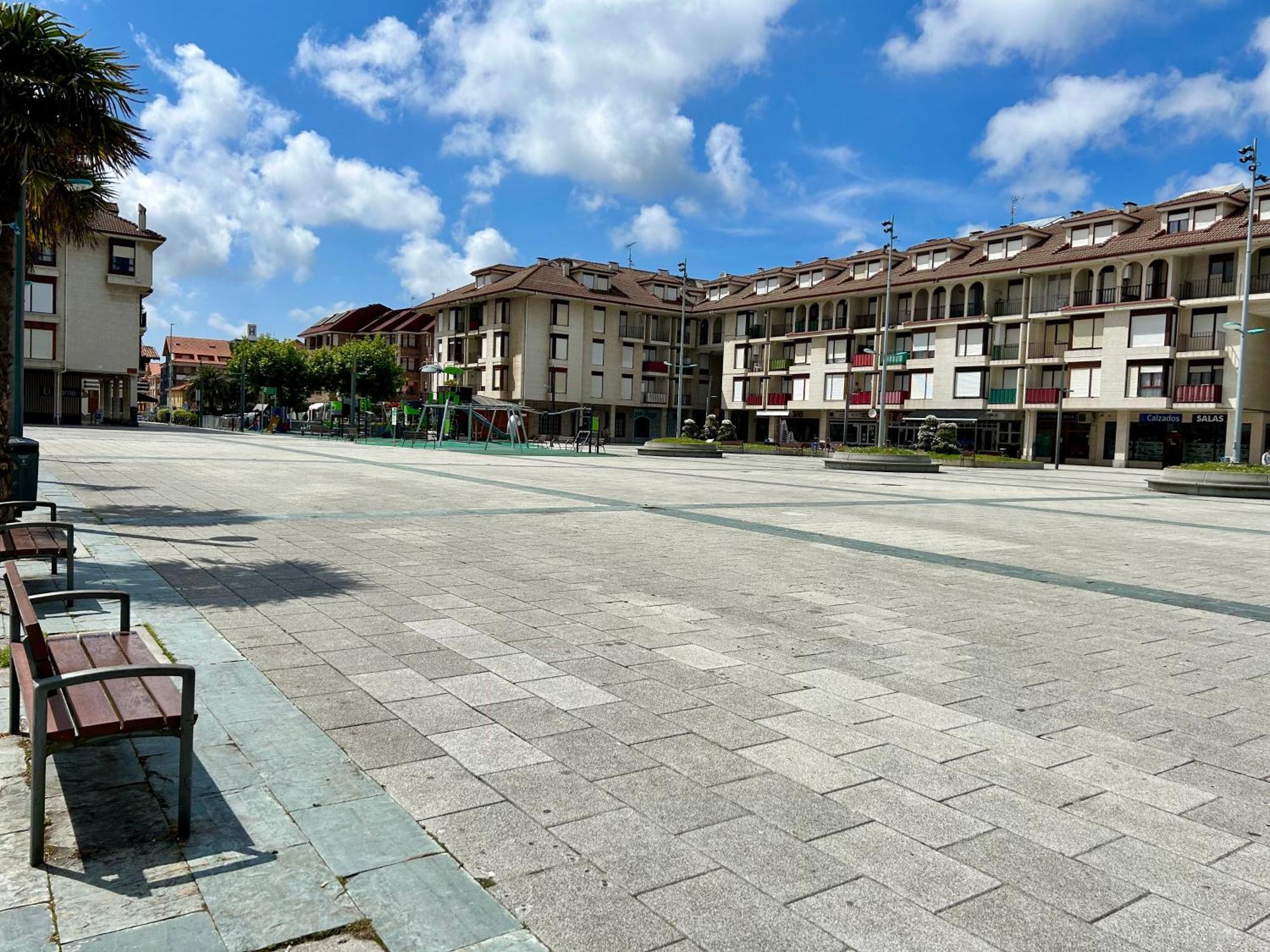 Apartamento Plaza De La Villa Playa Trengandin ノハ エクステリア 写真